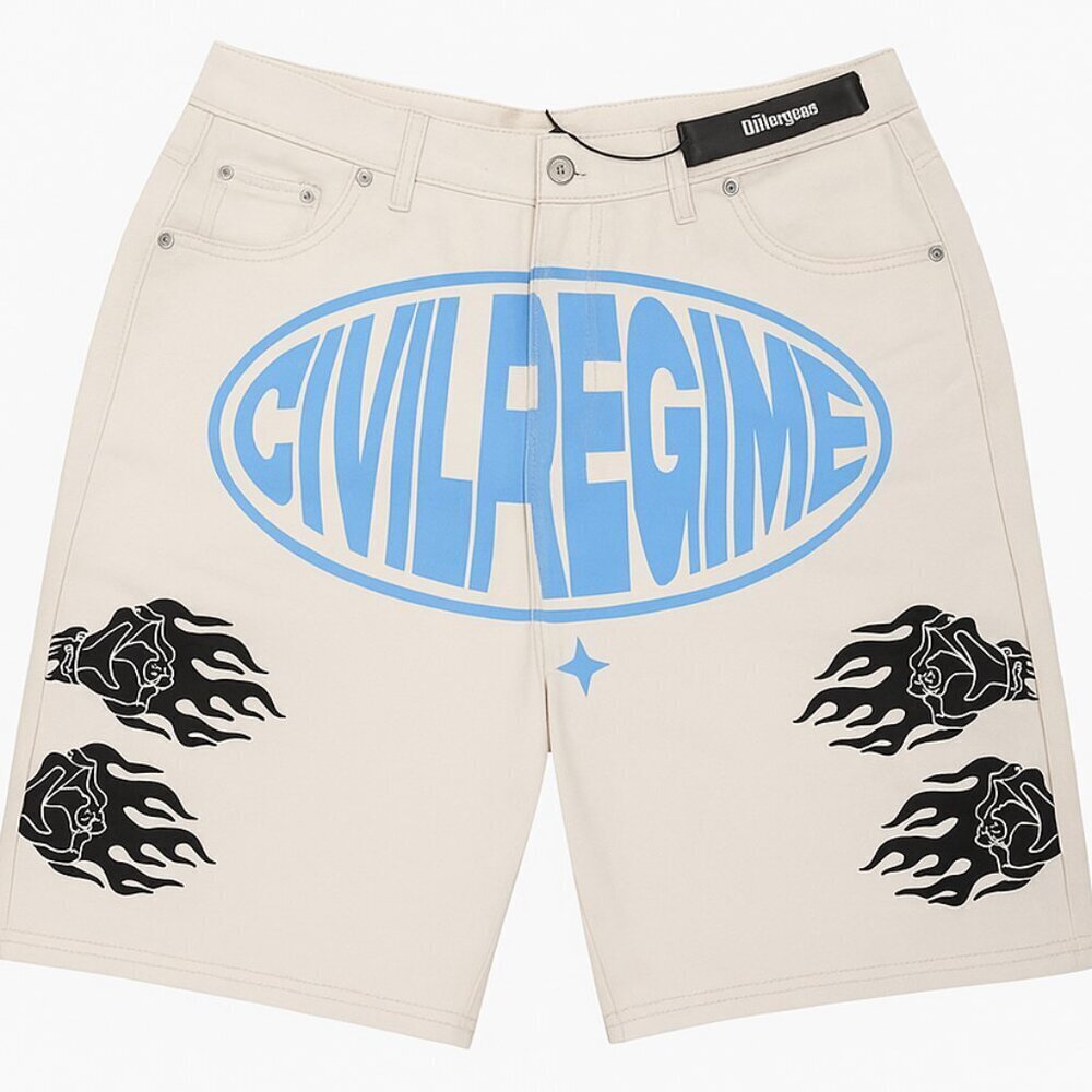 Civil Regime Bloom Nostalgia Chaos Shorts Size 32